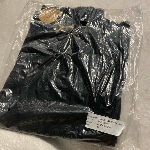 MISA Los Angeles Super Star Assymetrical Mini Skirt - Picture 7 of 7